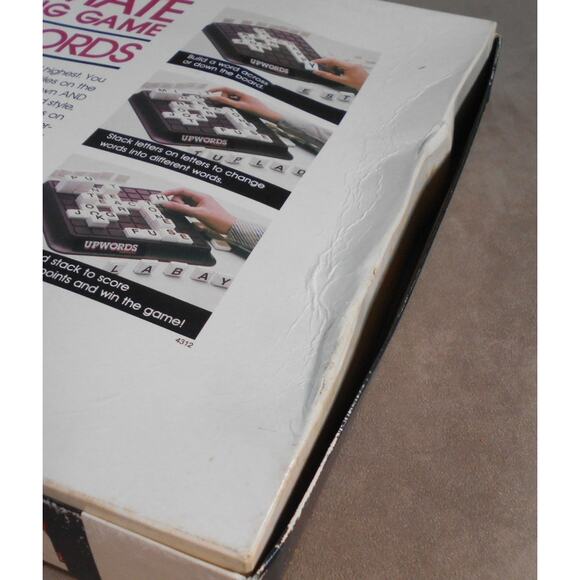 Vintage 1983 Upwords Milton Bradley #4312 Complete 3-Dimensional Word Game - Picture 8 of 10